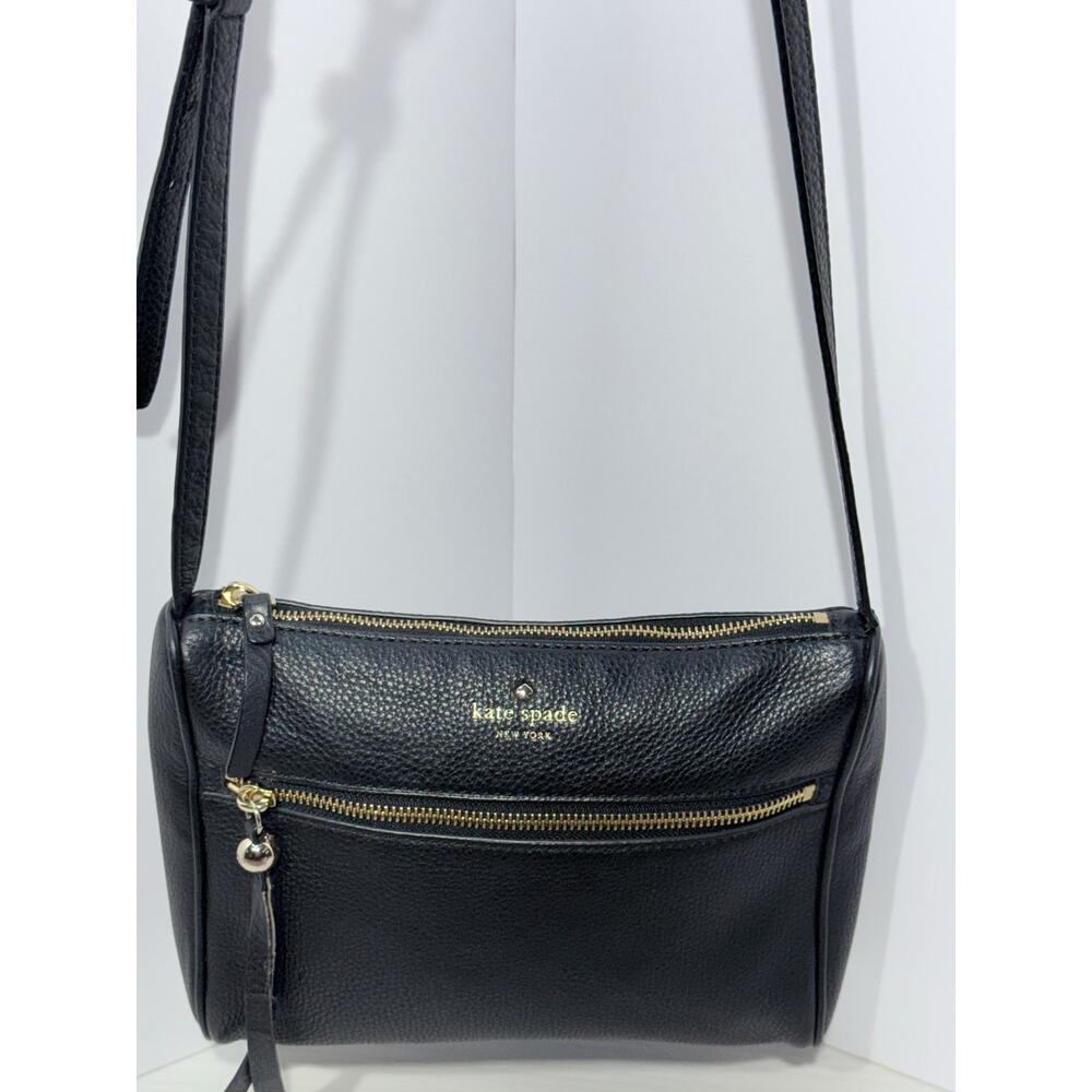 Kate Spade New York Cobble Hill Cayli Black Pebble Leather Crossbody